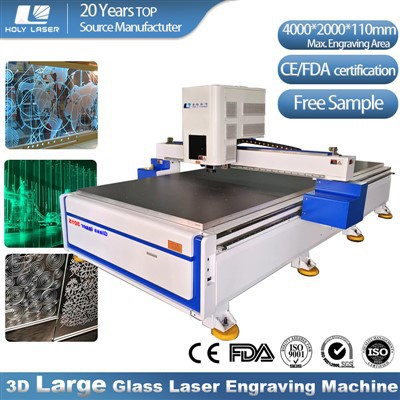 بڑے سائز کی تھری ڈی گلاس لیزر اینگریونگ مشین